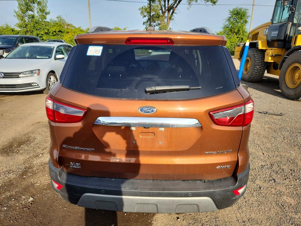 Продаж на аукціоні авто 2018 Ford Ecosport, vin: MAJ6P1WL3JC245958, номер лоту: 68674306