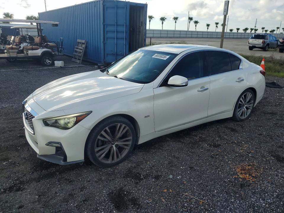 2018 Infiniti Q50 მანქანა იყიდება აუქციონზე, vin: JN1EV7AP2JM591571, აუქციონის ნომერი: 66558036