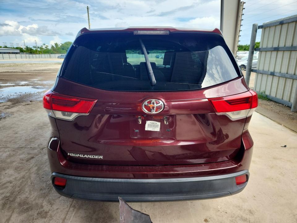69487306 :رقم المزاد ، 5TDZARFHXJS036959 vin ، 2018 Toyota Highlander مزاد بيع
