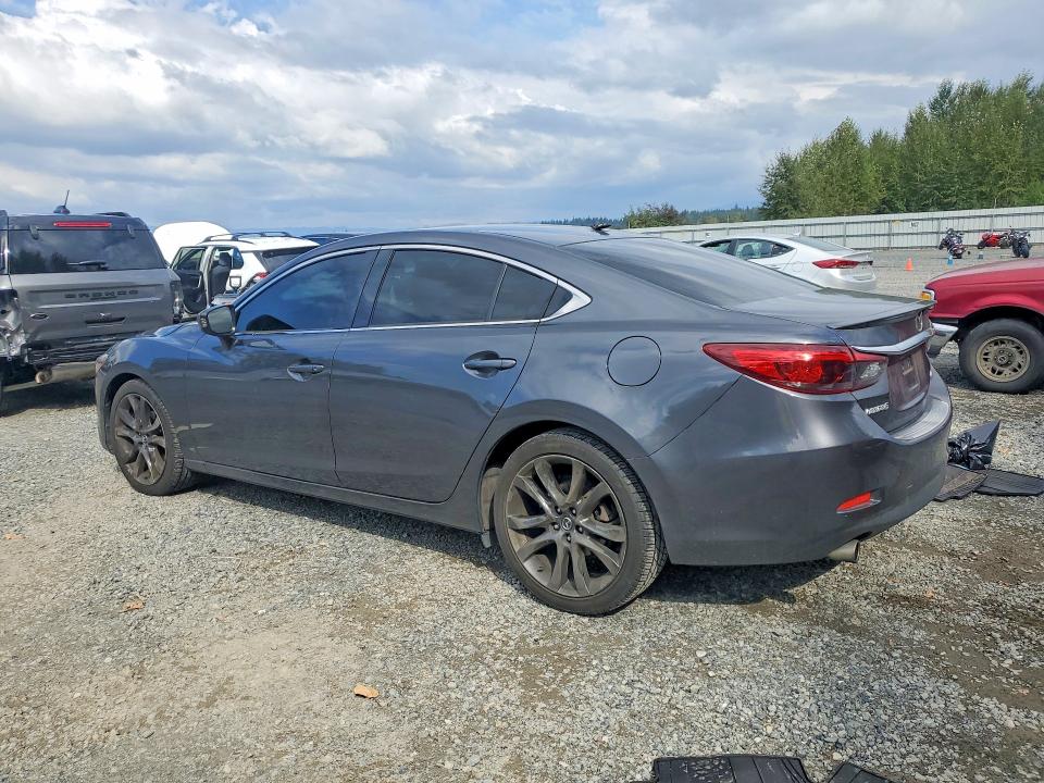 2016 Mazda 6 მანქანა იყიდება აუქციონზე, vin: JM1GJ1W56G1486886, აუქციონის ნომერი: 69056306