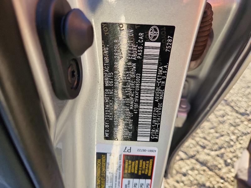 Продаж на аукціоні авто 2015 Toyota Camry, vin: 4T1BF1FK4FU985003, номер лоту: 69821486