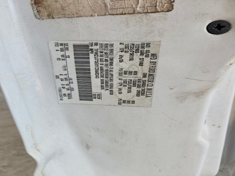 Aukcja sprzedaży 2000 Ford Explorer, vin: 1FMZU73EXYZB68243, numer aukcji: 69375446