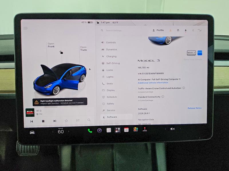 Продаж на аукціоні авто 2022 Tesla Model 3, vin: 5YJ3E1EA6NF189669, номер лоту: 69891946