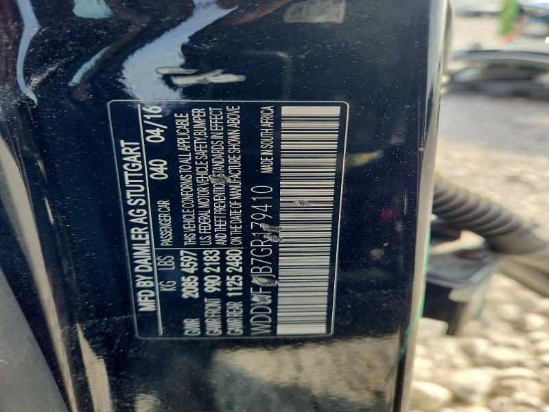 70830036 :رقم المزاد ، WDDWF4JB7GR179410 vin ، 2016 Mercedes-benz C مزاد بيع