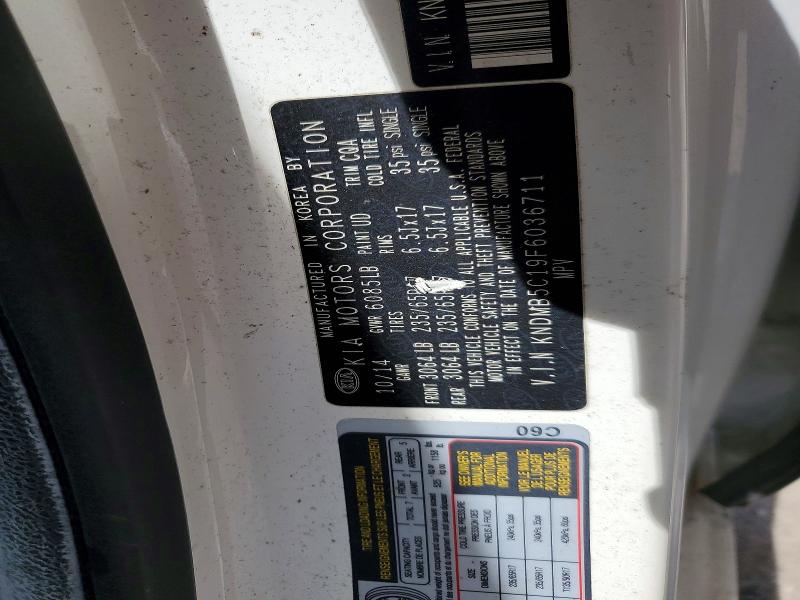 2015 Kia Sedona მანქანა იყიდება აუქციონზე, vin: KNDMB5C19F6036711, აუქციონის ნომერი: 68604756