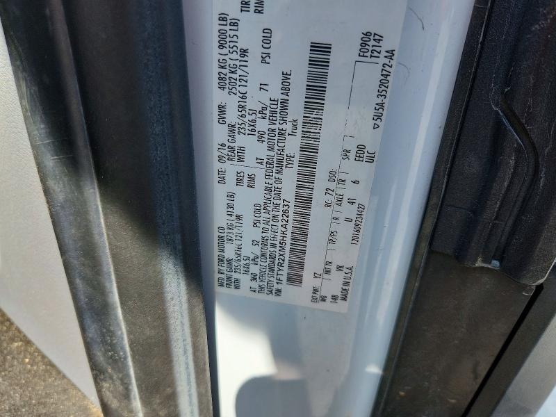 67716506 :رقم المزاد ، 1FTYR2XM5HKA22637 vin ، 2017 Ford Transit مزاد بيع