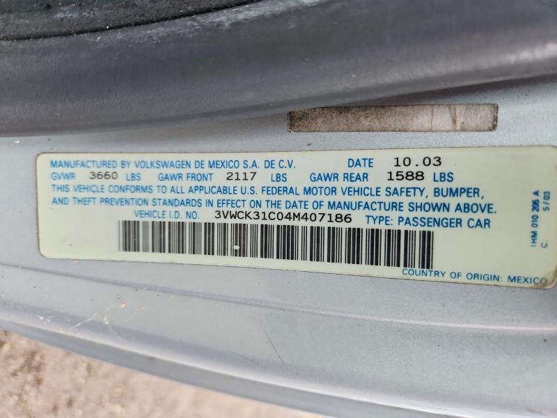 Продаж на аукціоні авто 2004 Volkswagen New Beetle, vin: 3VWCK31C04M407186, номер лоту: 70047886