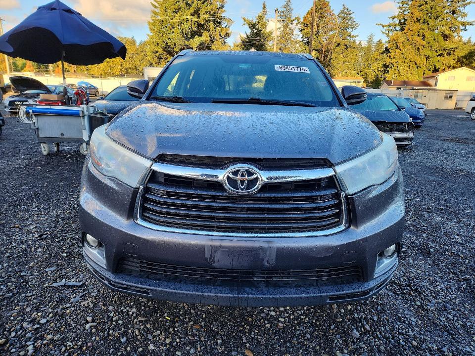 Aukcja sprzedaży 2015 Toyota Highlander, vin: 5TDDKRFH9FS178184, numer aukcji: 69451776