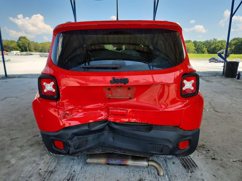 2018 Jeep Renegade მანქანა იყიდება აუქციონზე, vin: ZACCJABB1JPH92783, აუქციონის ნომერი: 67416026