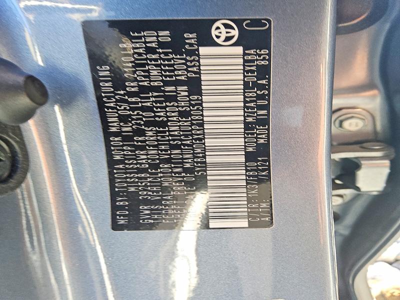 Aukcja sprzedaży 2024 Toyota Corolla, vin: 5YFB4MDEXRP180519, numer aukcji: 68796616