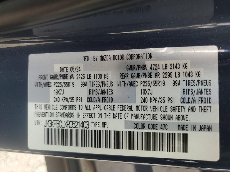 Aukcja sprzedaży 2024 Mazda Cx-5, vin: JM3KFBCLXR0521403, numer aukcji: 68767126