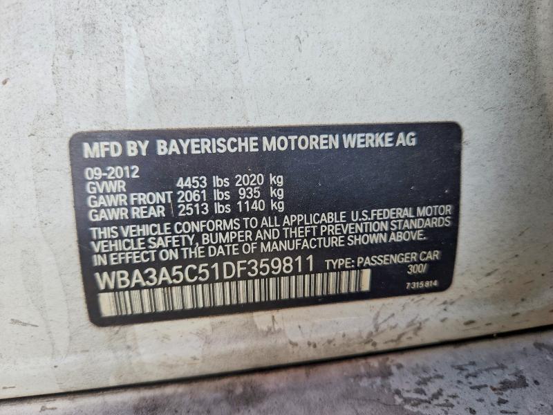 Aukcja sprzedaży 2013 Bmw 328, vin: WBA3A5C51DF359811, numer aukcji: 70303126