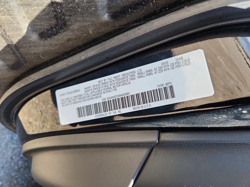 Aukcja sprzedaży 2009 Subaru Tribeca, vin: 4S4WX92D094405660, numer aukcji: 67197986