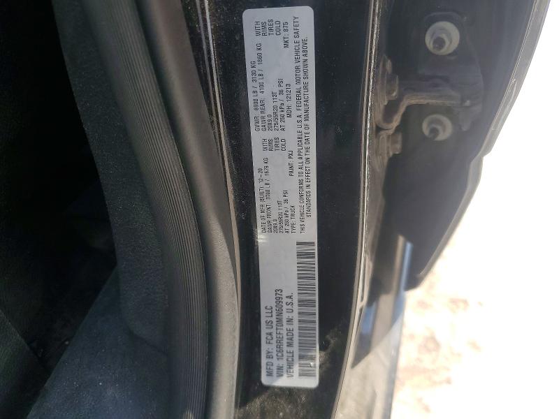68320586 :رقم المزاد ، 1C6RREFT0MN609973 vin ، 2021 Ram 1500 مزاد بيع