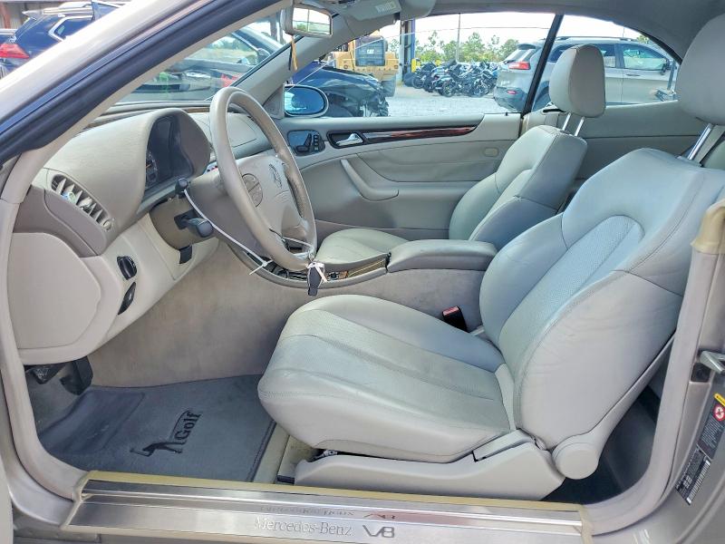 2003 Mercedes-benz Clk მანქანა იყიდება აუქციონზე, vin: WDBLK70G23T138119, აუქციონის ნომერი: 69757706