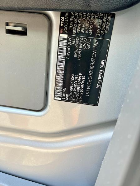Aukcja sprzedaży 2016 Mercedes-benz Sprinter, vin: WDZPE8CD0GP204151, numer aukcji: 68502836