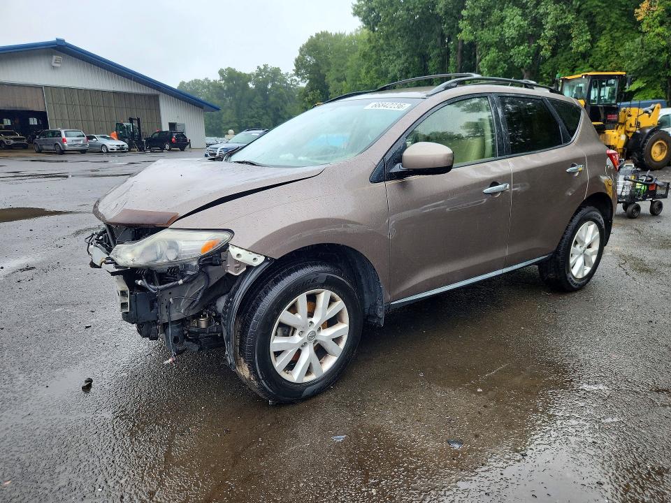2013 Nissan Murano მანქანა იყიდება აუქციონზე, vin: JN8AZ1MW3DW302520, აუქციონის ნომერი: 68666806