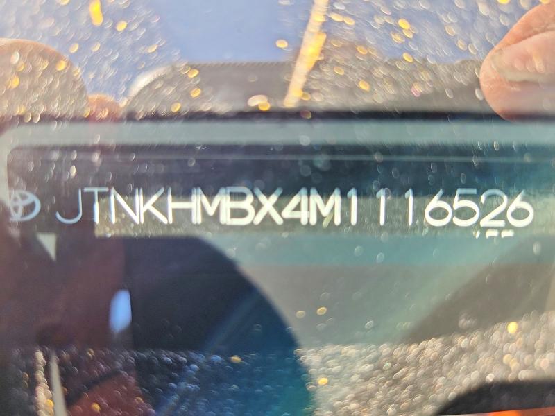 2021 Toyota C-hr მანქანა იყიდება აუქციონზე, vin: JTNKHMBX4M1116526, აუქციონის ნომერი: 68692906