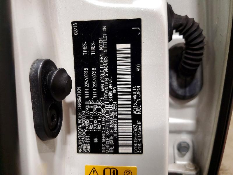 Продажа на аукционе авто 2015 Lexus Nx, vin: JTJBARBZ1F2013551, номер лота: 70297526
