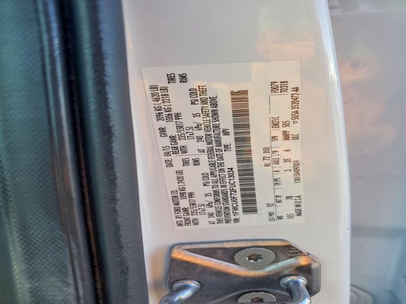 Продаж на аукціоні авто 2015 Ford Escape, vin: 1FMCU0F72FUC13034, номер лоту: 68035366