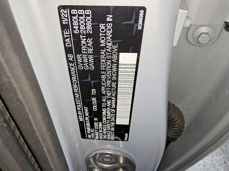 Aukcja sprzedaży 2023 Polestar 2, vin: YSMEG3KA7PL142447, numer aukcji: 67222596