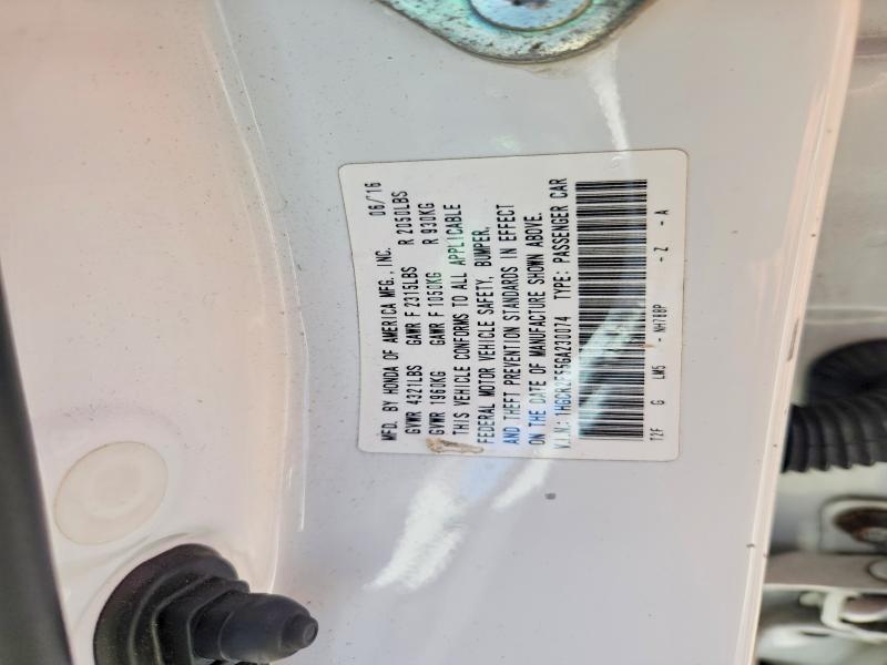 Продаж на аукціоні авто 2016 Honda Accord, vin: 1HGCR2F55GA230074, номер лоту: 71171016