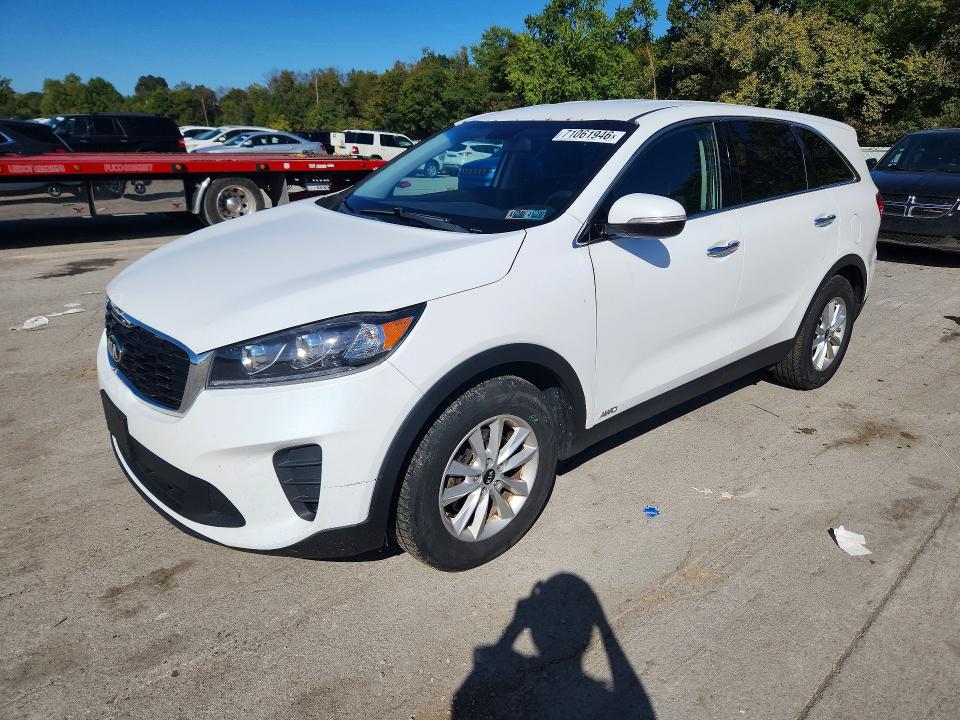 71061946 :رقم المزاد ، 5XYPGDA5XKG483554 vin ، 2019 Kia Sorento مزاد بيع