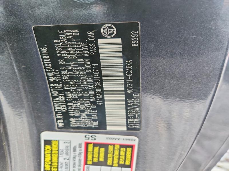 Продаж на аукціоні авто 2008 Toyota Camry Solara, vin: 4T1CA30P38U146711, номер лоту: 71162616