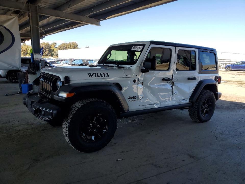 Продажа на аукционе авто 2021 Jeep Wrangler Unlimited, vin: 1C4HJXDG2MW697688, номер лота: 68089216