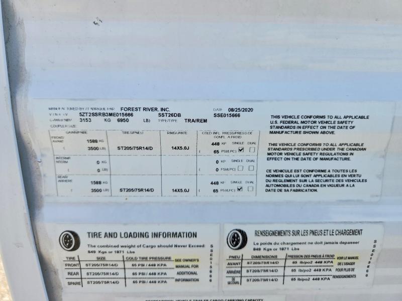 Продажа на аукционе авто 2021 Foresriver Shasta, vin: 5ZT2SSRB3ME015666, номер лота: 68824156