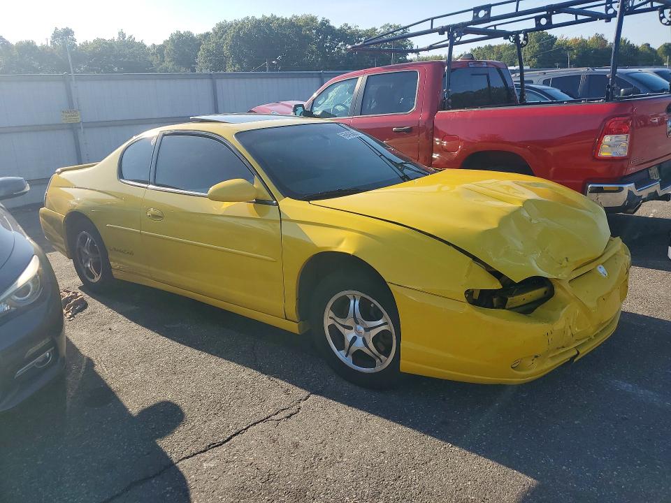 2002 Chevrolet Monte Carlo მანქანა იყიდება აუქციონზე, vin: 2G1WX15K829307908, აუქციონის ნომერი: 69493636