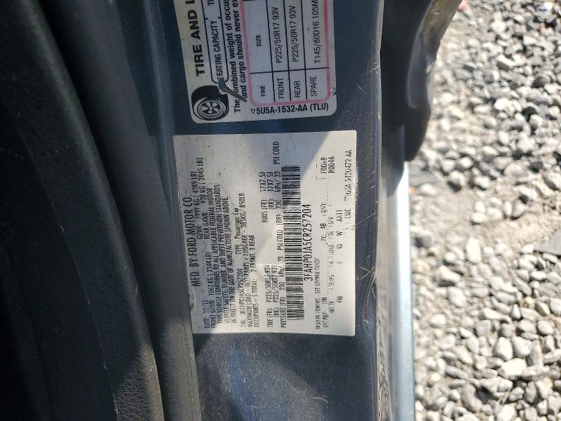 Aukcja sprzedaży 2012 Ford Fusion, vin: 3FAHP0JA5CR257204, numer aukcji: 67523606