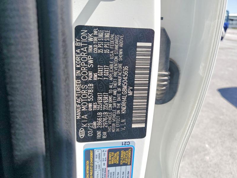 68197306 :رقم المزاد ، KNDRH4LG8M5045616         vin ، 2021 Kia Sorento مزاد بيع