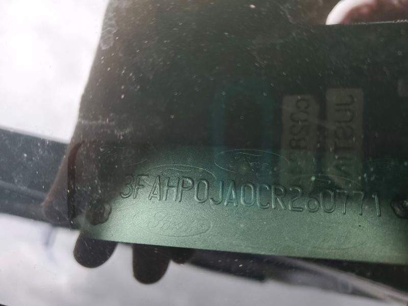 2012 Ford Fusion მანქანა იყიდება აუქციონზე, vin: 3FAHP0JA0CR260771, აუქციონის ნომერი: 67446516