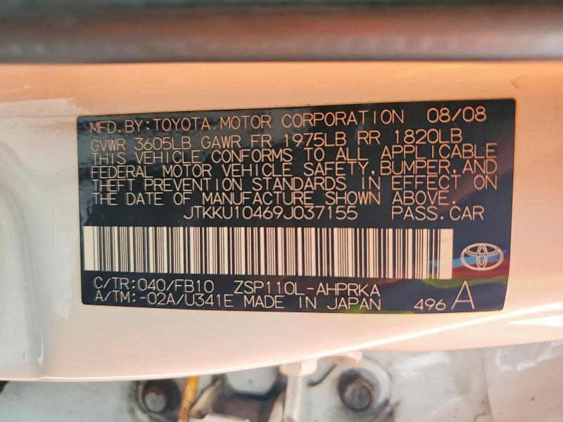 Продаж на аукціоні авто 2009 Scion Xd, vin: JTKKU10469J037155, номер лоту: 69066276