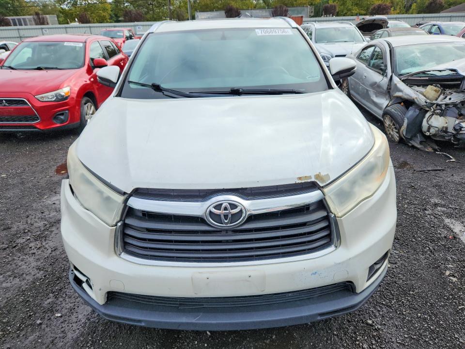 Продаж на аукціоні авто 2014 Toyota Highlander, vin: 5TDJKRFH2ES023378, номер лоту: 70689756