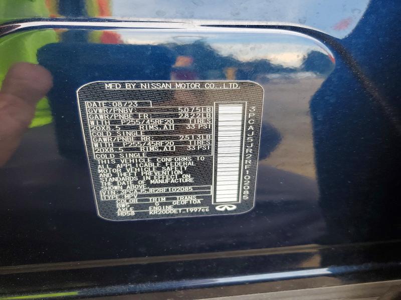 Aukcja sprzedaży 2024 Infiniti Qx55, vin: 3PCAJ5JR2RF102085, numer aukcji: 67449546