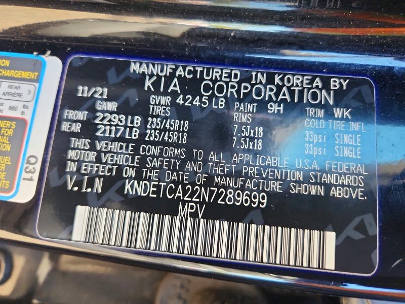 Продажа на аукционе авто 2022 Kia Seltos, vin: KNDETCA22N7289699, номер лота: 68795766