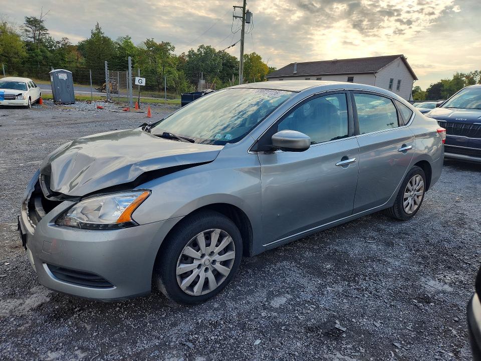 2014 Nissan Sentra მანქანა იყიდება აუქციონზე, vin: 3N1AB7AP1EY264427, აუქციონის ნომერი: 68622126
