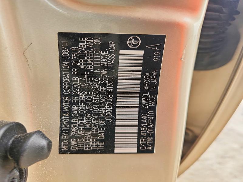 Продаж на аукціоні авто 2011 Toyota Prius, vin: JTDKN3DU8B1413001, номер лоту: 71622186