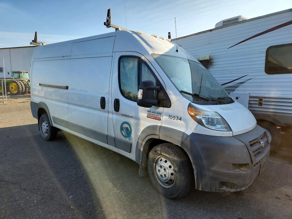 2018 Ram Promaster 3500 მანქანა იყიდება აუქციონზე, vin: 3C6URVHGXJE149117, აუქციონის ნომერი: 68278296