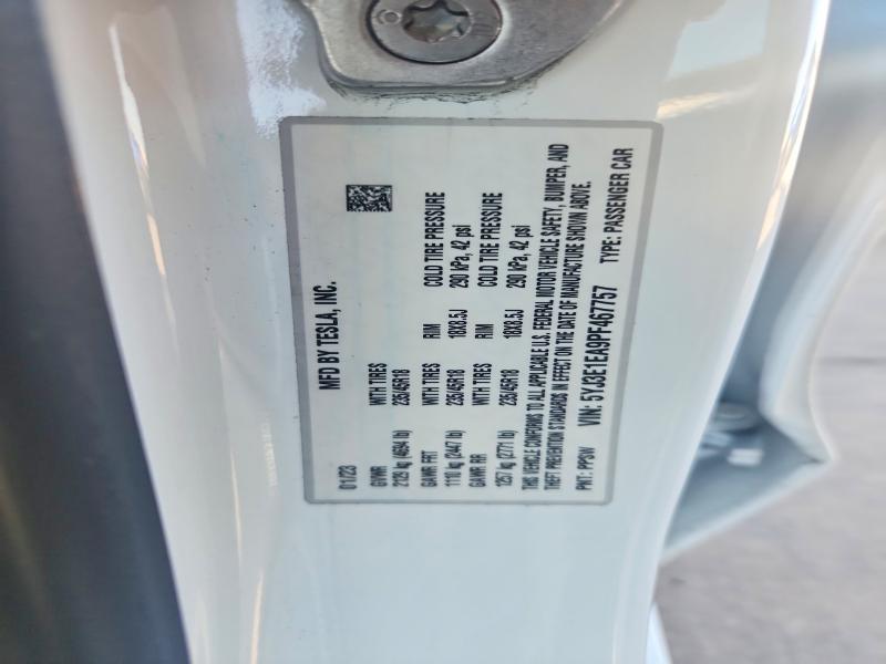 Aukcja sprzedaży 2023 Tesla Model 3, vin: 5YJ3E1EA9PF467757, numer aukcji: 67368496