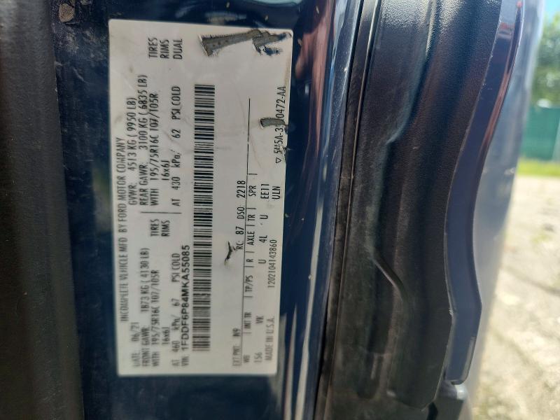 Продажа на аукционе авто 2021 Ford Transit, vin: 1FDDF6P84MKA55085, номер лота: 67440236