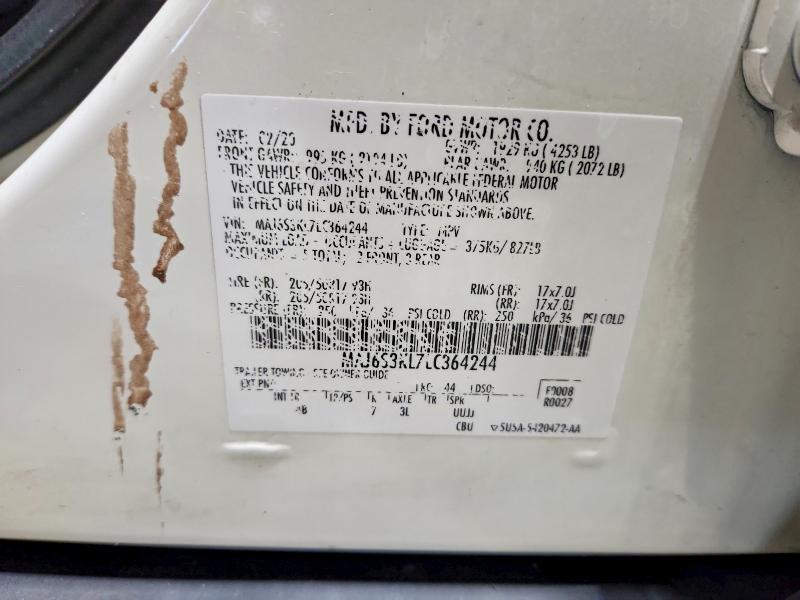 Продажа на аукционе авто 2020 Ford Ecosport, vin: MAJ6S3KL7LC364244, номер лота: 70055116