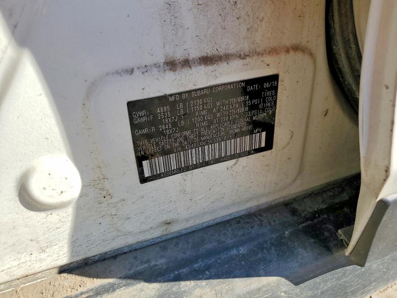 Aukcja sprzedaży 2019 Subaru Outback, vin: 4S4BSANC5K3381675, numer aukcji: 67271886