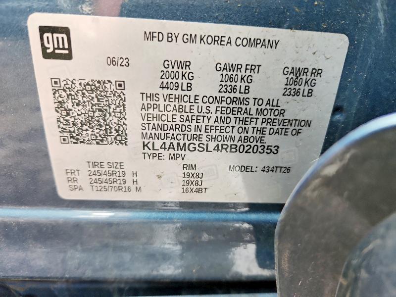 2024 Buick Encore Gx მანქანა იყიდება აუქციონზე, vin: KL4AMGSL4RB020353, აუქციონის ნომერი: 69935466