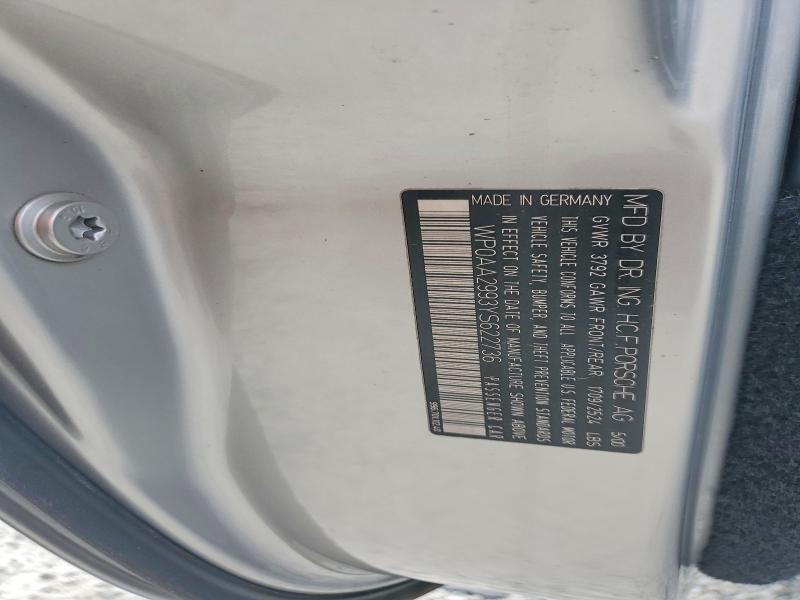 Продаж на аукціоні авто 2000 Porsche 911, vin: WP0AA2993YS622736, номер лоту: 69087546