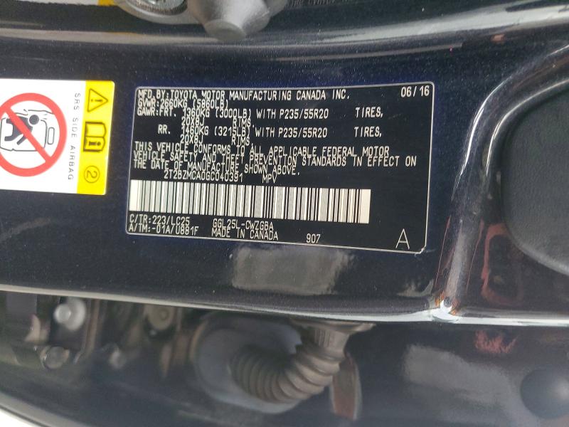 Продаж на аукціоні авто 2016 Lexus Rx 350, vin: 2T2BZMCA0GC040391, номер лоту: 67880776