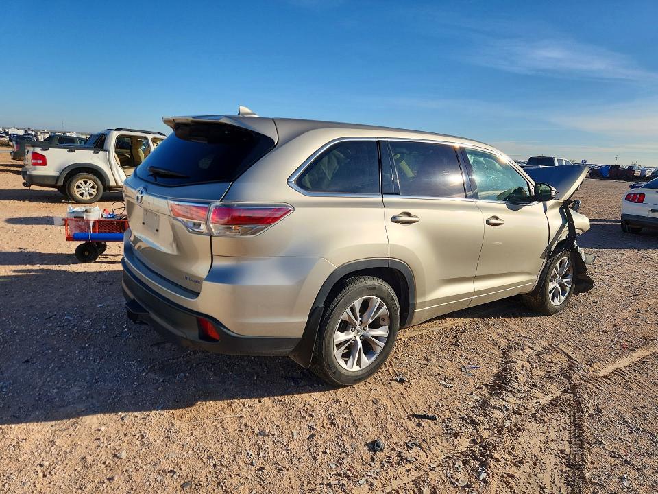 Продажа на аукционе авто 2015 Toyota Highlander, vin: 5TDBKRFH3FS109076, номер лота: 70881276