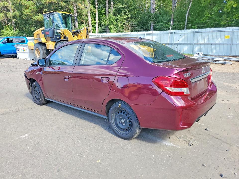 69989106 :رقم المزاد ، ML32FUFJ8MHF00726 vin ، 2021 Mitsubishi Mirage مزاد بيع